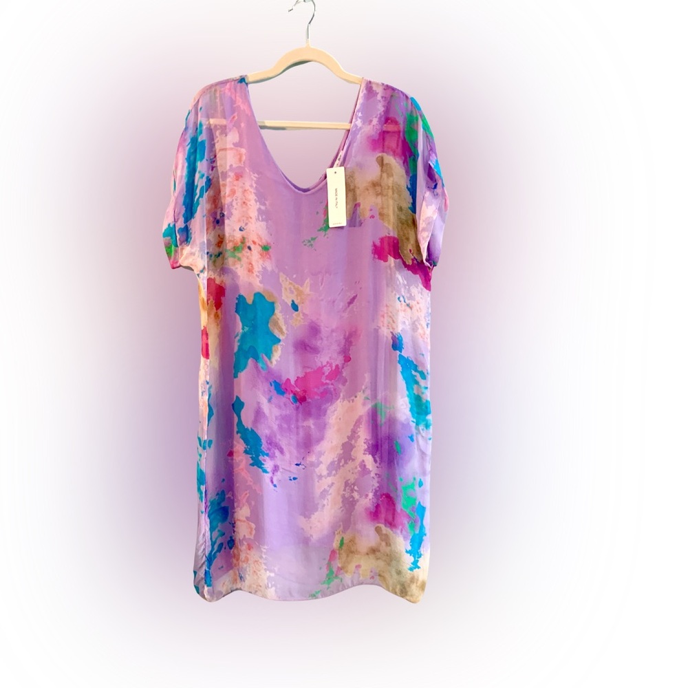 NWT__Mini Shift Dress 100% Silk__NWT